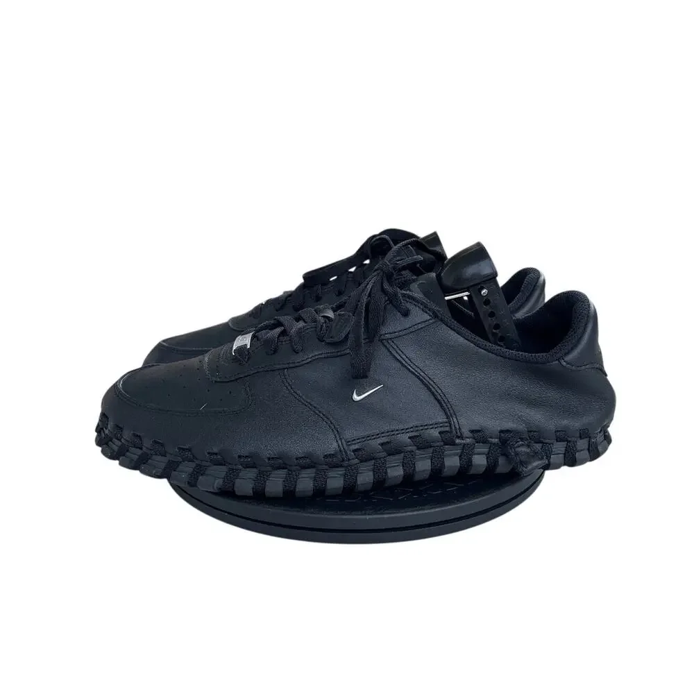 Mens Nike J Force 1 Low LX Jacquemus Leather Sneakers Size 12 Black